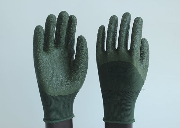 379十三针尼龙皱纹军绿