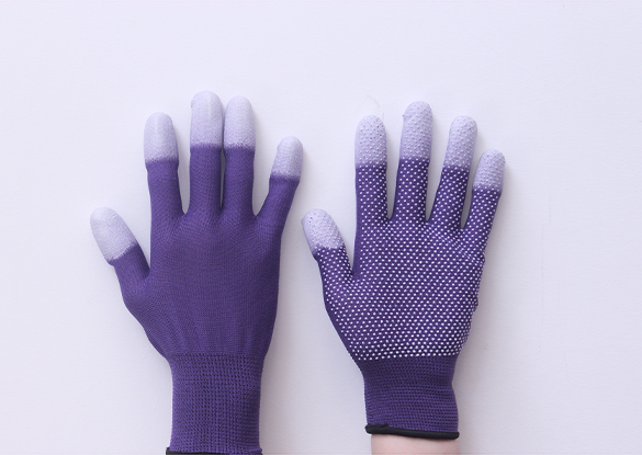 纯色点珠涂指紫