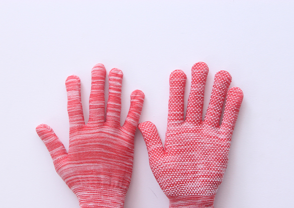 条纹尼龙点珠红