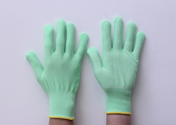 条纹尼龙点珠绿